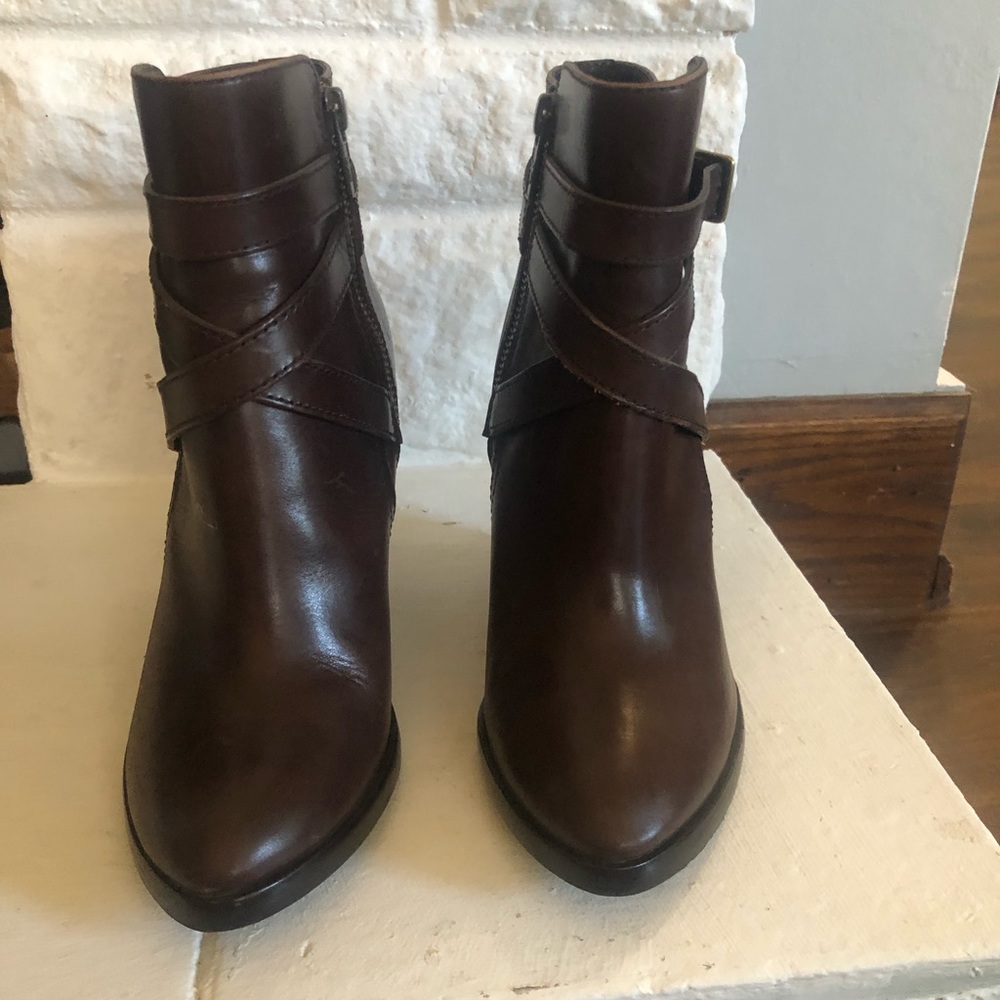Frye wedge booties size 5.5